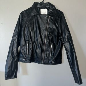 Active USA Faux Leather Jacket (Previously Owned)
